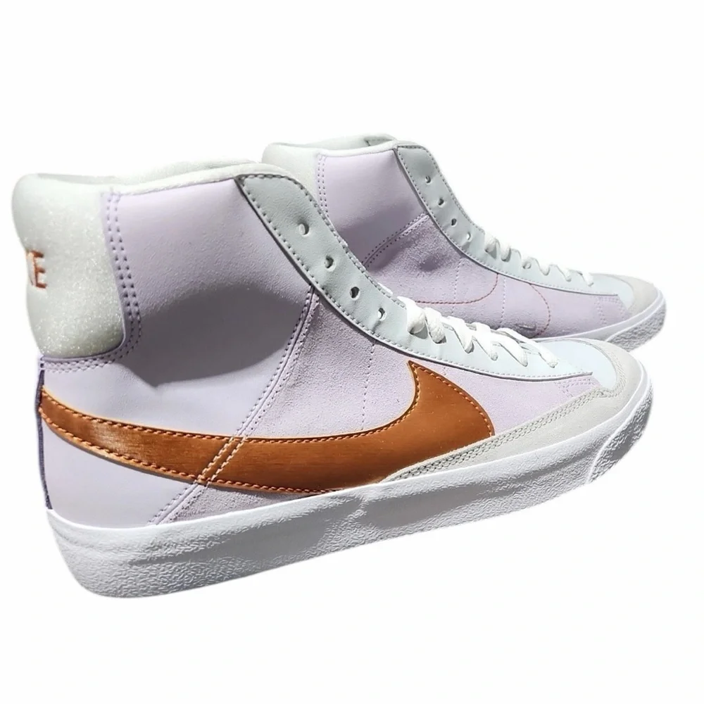 NIKE GS BLAZER MID '77 DANCE BARELY‎ GRAPE METALLIC COPPER boys 5.5 /women’s 7
